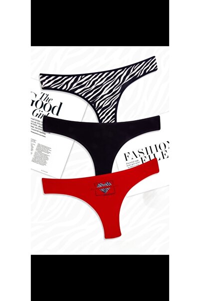 Brazilian Bikini Kadın Külot 3lü