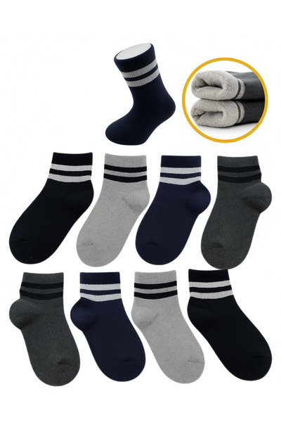 stellare 8 чифта детски чорапи от хавлия – цветни на райета, дебели и удобни ...
