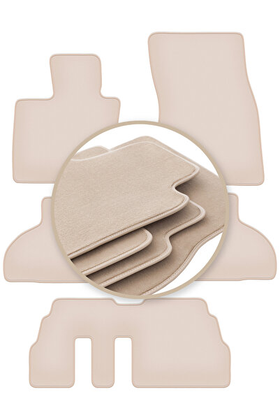 Other Covorașe auto PREMIUM bej pentru: BMW X5 F15 7 locuri 2013-