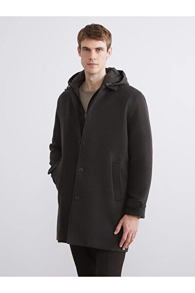 LC Waikiki Standard Fit Men's Cashmere Coat (W5)