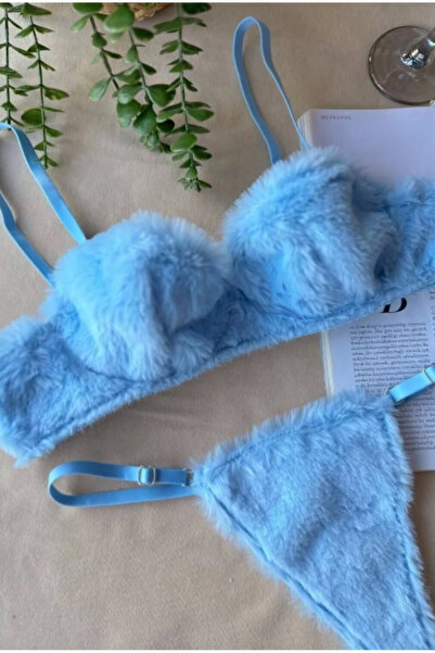 nuda luna Plush Bralet Bra Set Arona