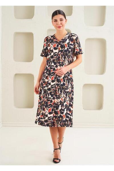 Relax Mode Women's Knitted Viscose Dress - 45272