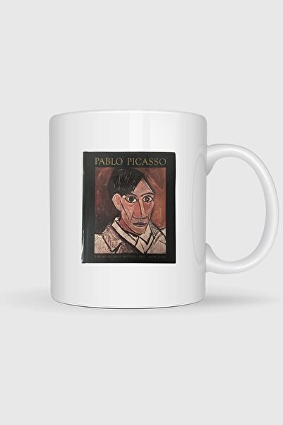 Bahriyeli Collection Pablo Picasso, Blue Period of Picasso's Retro-Reflective Period Designed Mug Cup