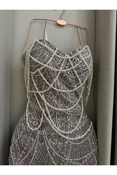 FAKHM AL SAWAR Luxurious pearl dress