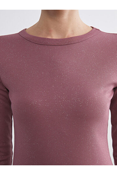 LC Waikiki Good Quality Parts from Celebi Store | Crew Neck Shiny Women's T-Shirt