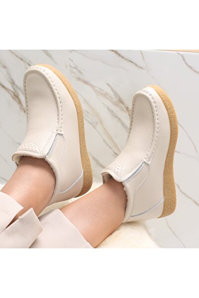 Botinelli Women's Beige Fur-lined Boots Made of Genuine Leather Dasina, 36