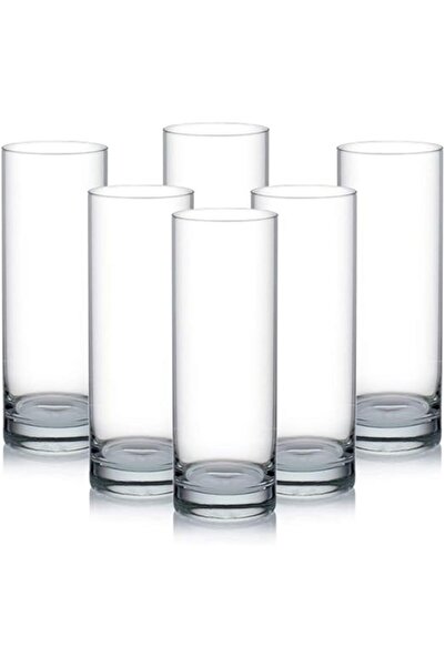 The Bros New York Hi Ball Glass Set of 6 – 320ml Clear Tall Glasses for Mockt...