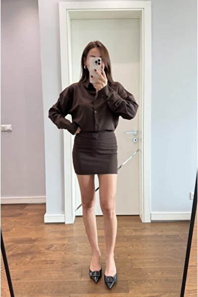 ForOus Shoulder Pad Piece Belt-Attached Striped Suit