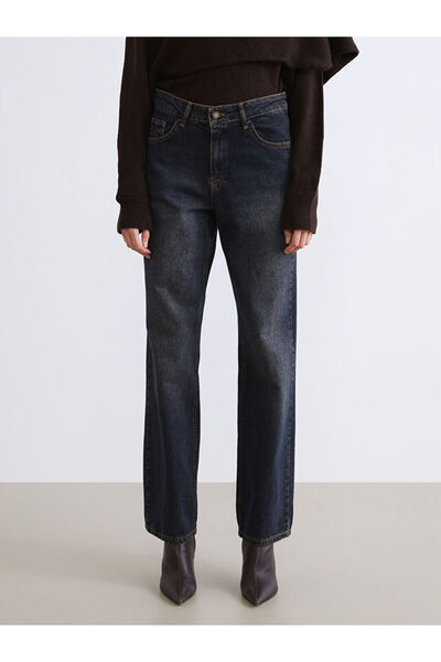 LC Waikiki Sparkling Selections from Shining Store |   Wideleg Women's Jean Pants