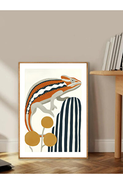 Tuba Decor Tablo dintr-o singură bucată cu rame din lemn pentru sufragerie, s...