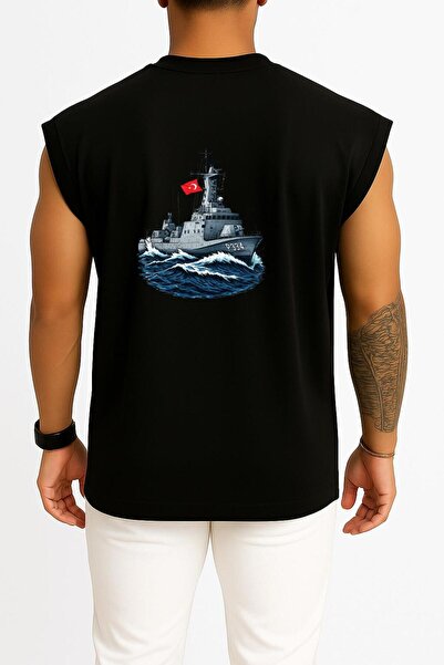 Bahriyeli Collection Oversized P334 Tcg Meltem Hücumbot Athlete with Pocket and Back Design