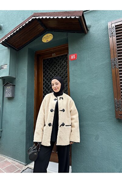 MODA Çoban Kapama Peluş Kaban Mont