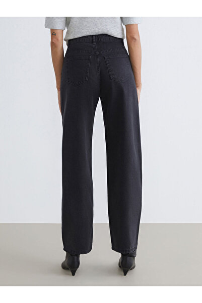 LC Waikiki Gray Barrel Fit Women's Jean Pants