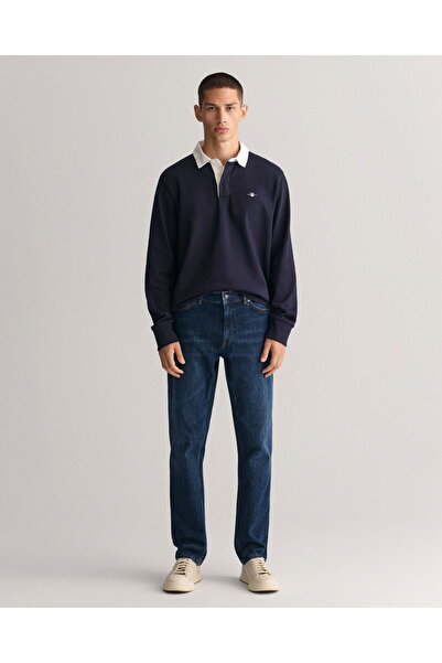 Gant Erkek Lacivert Regular Fit Jean