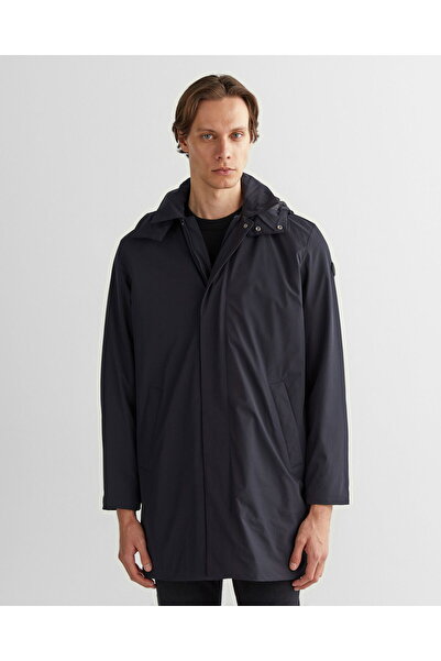 Gant Men's Black Hooded Coat