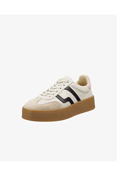 Gant Kadın Bej Deri Cuzmani Sneaker