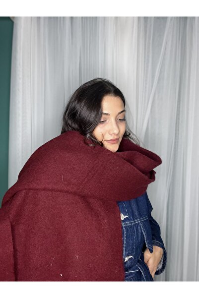 laviyonsa Pasta-Style Fringed Thick Winter Wool Scarf & Shawl