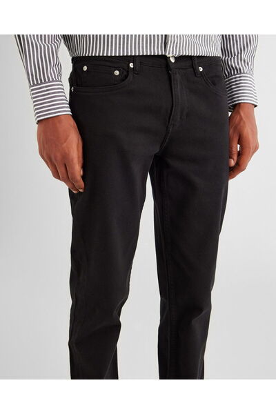 Gant Men's Black Regular Fit Stay Black Jeans