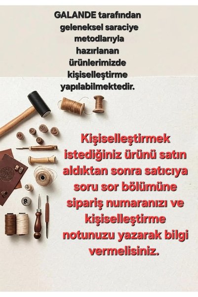 GALANDE Hakiki Deri A6 Defter Kabı - Kılıfı – El Yapımı - Kişiselleştirilebilir