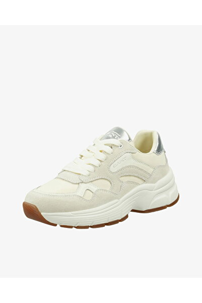 Gant Kadın Beyaz Süet Sneaker