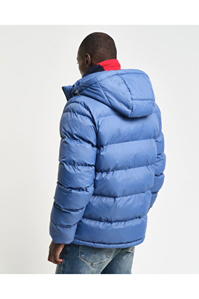 Gant Men's Blue Hooded Coat