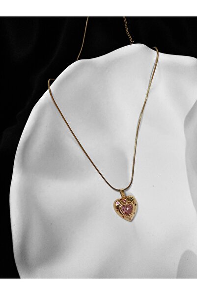 liore dünyası Y2K Aesthetic Çelik Kalp Kolye