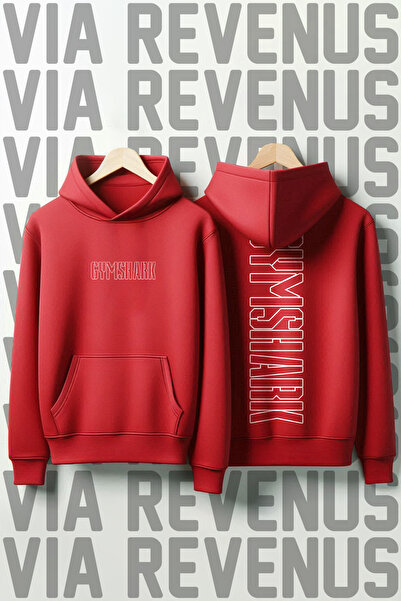 Vordevia Ufc Front and Back Printed 3 Thread Ş Fleece-Lined K Hooded Sweatshirt
