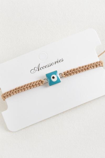 Ronanna سوار مضفر من AhEs Shopping Square Evil Eye Macrame