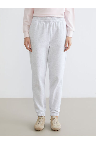 LC Waikiki Women's Thick Jogger Sweatpants with Elastic Waist