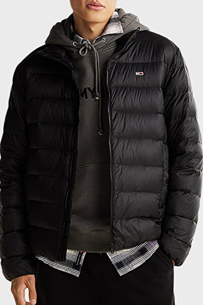 Tommy Jeans Kapitoneli Regular Fit Dik Yaka Şişme Mont Erkek MONT DM0DM20658 BDS