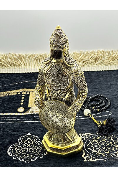 Deniz Elmasları Set de cadouri de birou de lux islamic, armură militară, bibelouri și rugăciune și set de mărgele de cristal – set de decor pentru cadouri