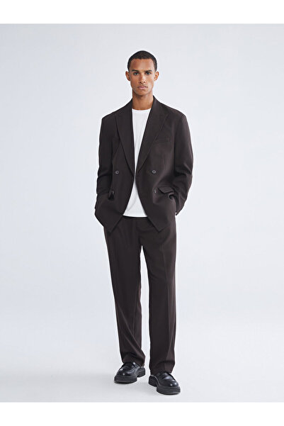 LC Waikiki Ανδρικό μπλέιζερ καφέ Standard Fit