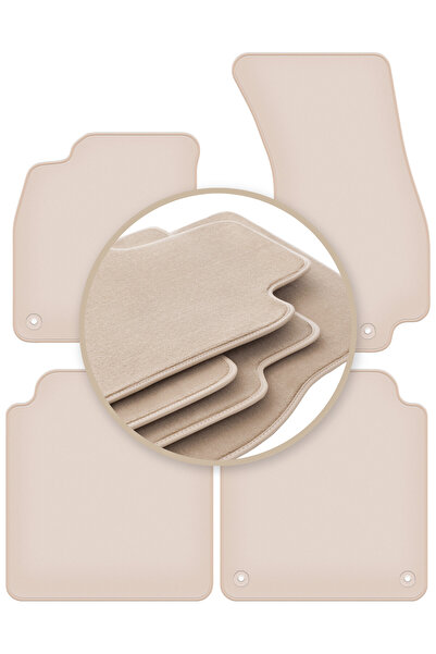 Other Covorașe auto PREMIUM bej pentru: Audi A8 D5 LONG 2017-2022