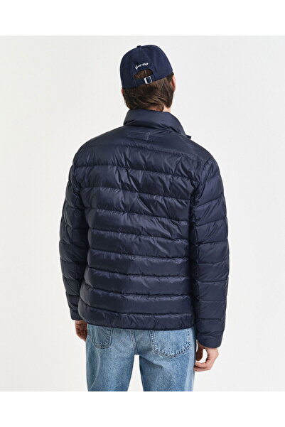 Gant Erkek Lacivert Regular Fit Dik Yaka Kaz Tüyü Mont