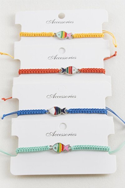 nolva Brățară împletită cu macrame de pește