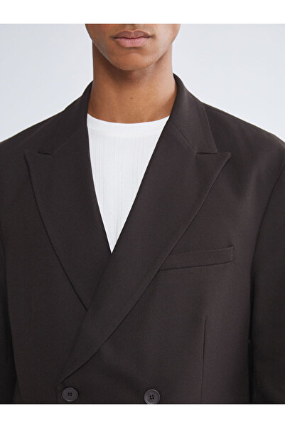 LC Waikiki Ανδρικό μπλέιζερ καφέ Standard Fit