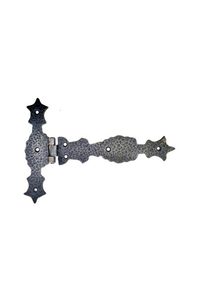 Skygo مفصلة زنبق نحاسية مزخرفة على الطراز العتيق - 175 × 248 مم، أكسيد