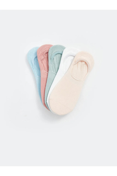 LC Waikiki Lcw Dream Pink Women's Flat Ballet Socks 5-Pack