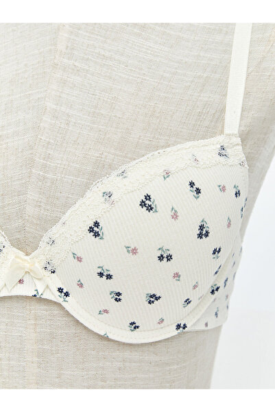 LC Waikiki Balenli Dolgusuz Çiçekli Tişört Sütyen