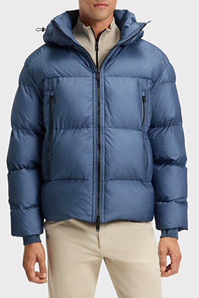 BOSS Kapitoneli Oversize Fit Çıkarılabilir Kapüşonlu Şişme Mont Erkek MONT 50...