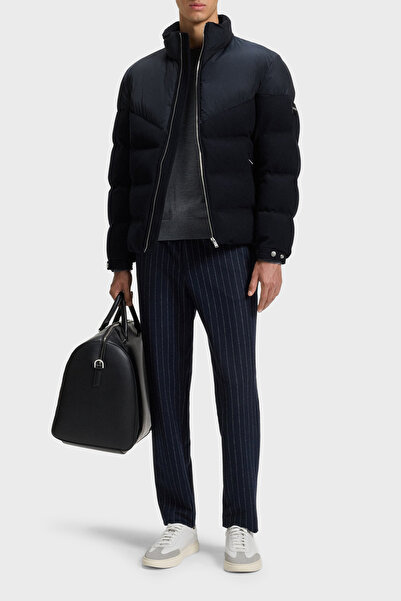 BOSS Kapitoneli Regular Fit Dik Yaka Su Geçirmez Şişme Mont Erkek MONT 50548810 404