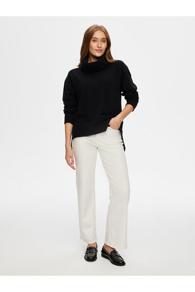 Faik Sönmez Degaje Yaka Triko Bluz W26TRB006