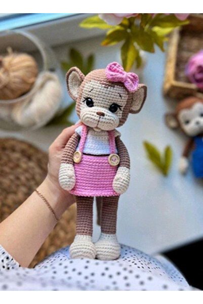 BABYBOUTİQUEHOUSE Amigurumi şapşik maymun