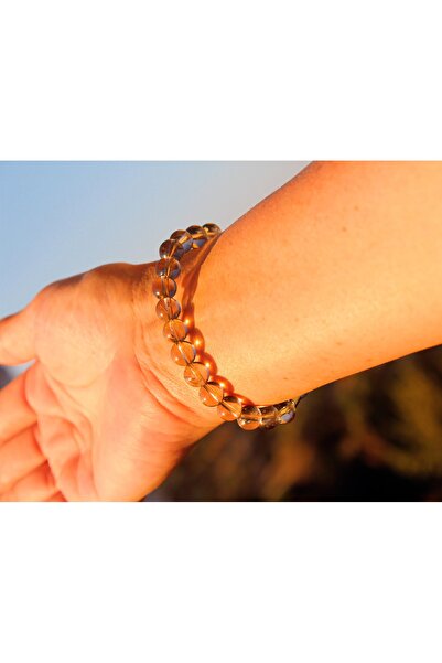 Altai Smoky Quartz Natural Stone Bracelet (8mm)