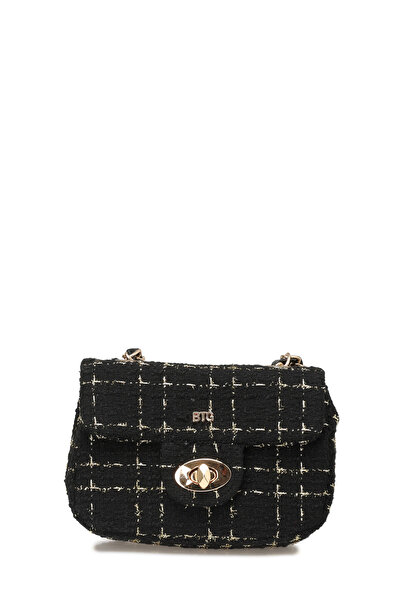 Butigo Μαύρη γυναικεία τσάντα χιαστί TVT NEWYEAR CPRZ 5PR