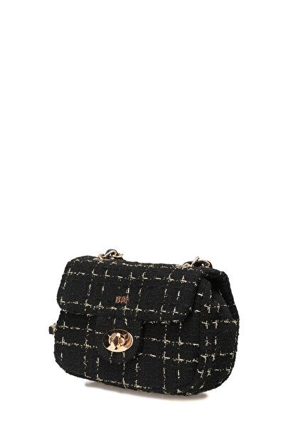 Butigo Μαύρη γυναικεία τσάντα χιαστί TVT NEWYEAR CPRZ 5PR