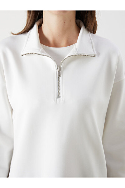 LC Waikiki Vizyon New Season Stand Collar Women's Sweatshirt