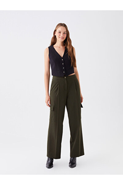 LC Waikiki Ozmarka New Season Women's Comfortable Fit Straight Cargo Pants