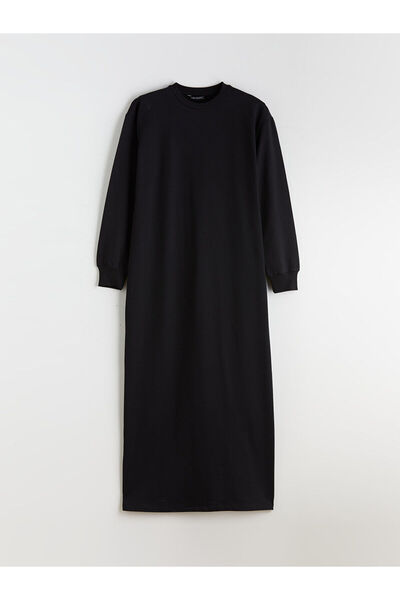 LC Waikiki Peak Yeni Sezon Bisiklet Yaka Sweat Elbise