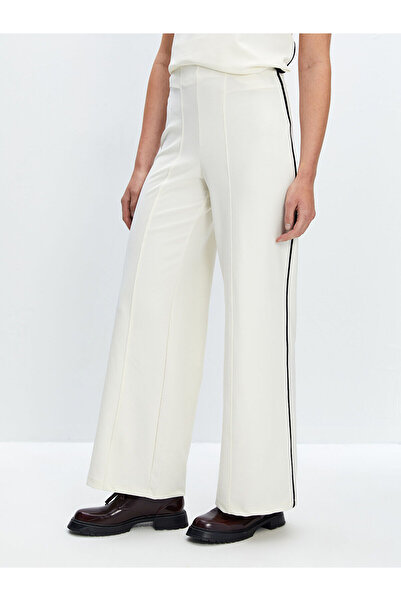 LC Waikiki Ecru Elastic Waist Women's Sweatpants